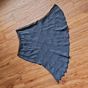 Nic+Zoe Charcoal black , flared shirt size 4